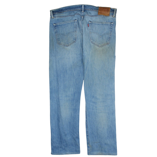 Mens UK Size 32 Levi's Regular Fit Straight Blue Jeans
