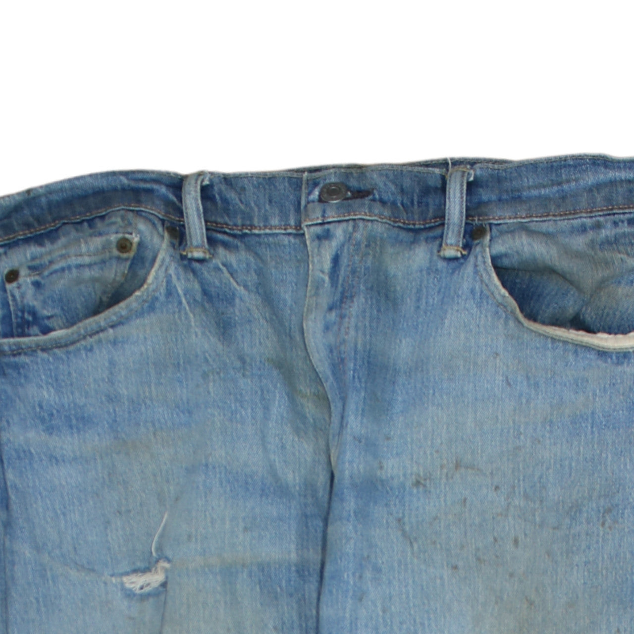 Mens UK Size 32 Levi's Regular Fit Straight Blue Jeans