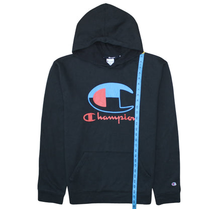 Mens UK Size XL Champion Black Pullover Hoodie