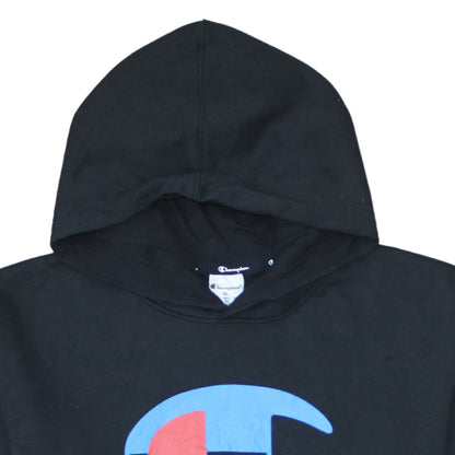 Mens UK Size XL Champion Black Pullover Hoodie