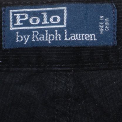 Polo Ralph Lauren Men’s Black Corduroy Chino Trousers 34/34