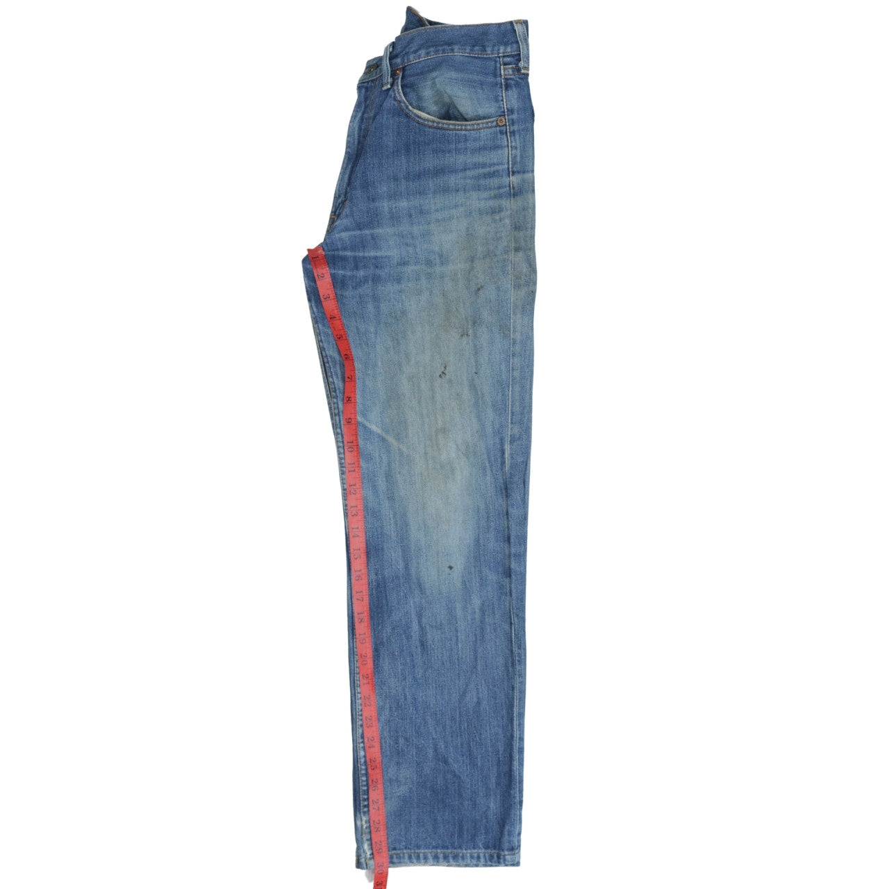 Mens UK Size 32 Levi's Regular Fit Straight Blue Jeans