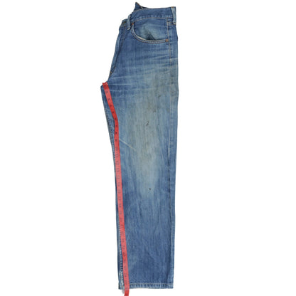 Mens UK Size 32 Levi's Regular Fit Straight Blue Jeans