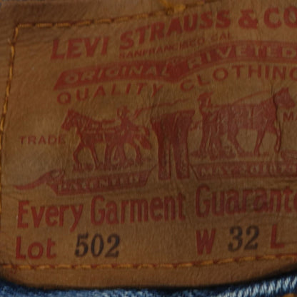 Mens UK Size 32 Levi's Regular Fit Straight Blue Jeans