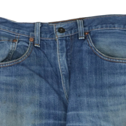 Mens UK Size 32 Levi's Regular Fit Straight Blue Jeans