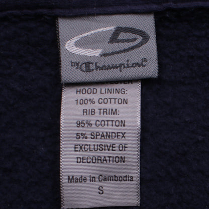 Mens UK Size S Champion Blue Full Zip Hoodie