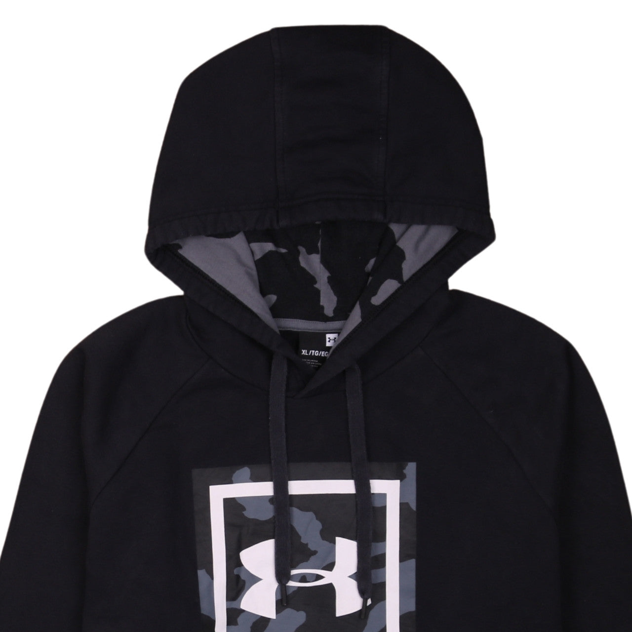 Mens UK Size XL Under armour Black Pullover Hoodie