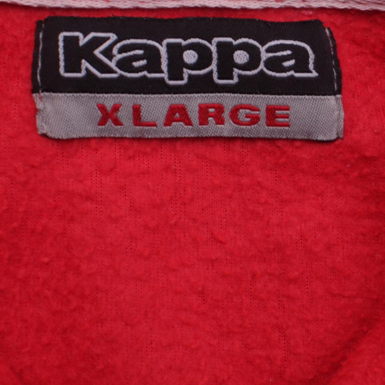 Womens UK Size XL Kappa Red Full Zip Sweatshirt