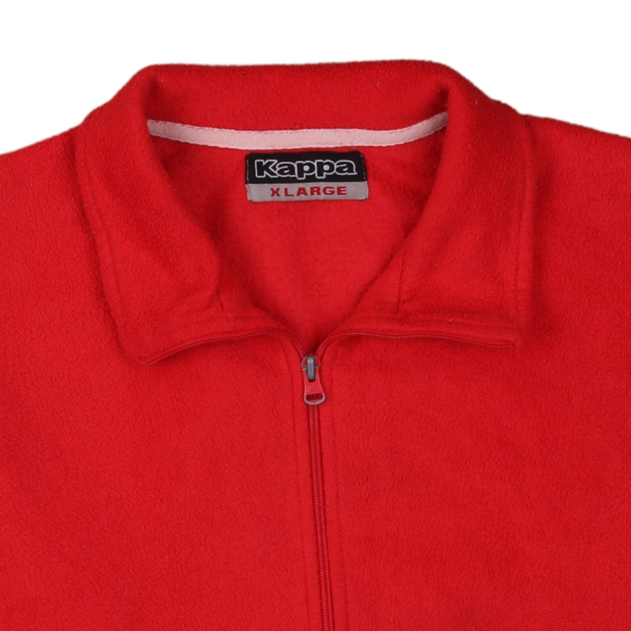 Womens UK Size XL Kappa Red Full Zip Sweatshirt