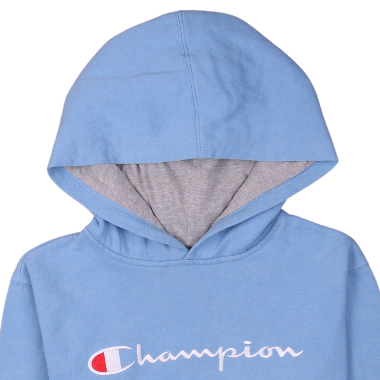 Womens UK Size XL Champion Blue Pullover Hoodie