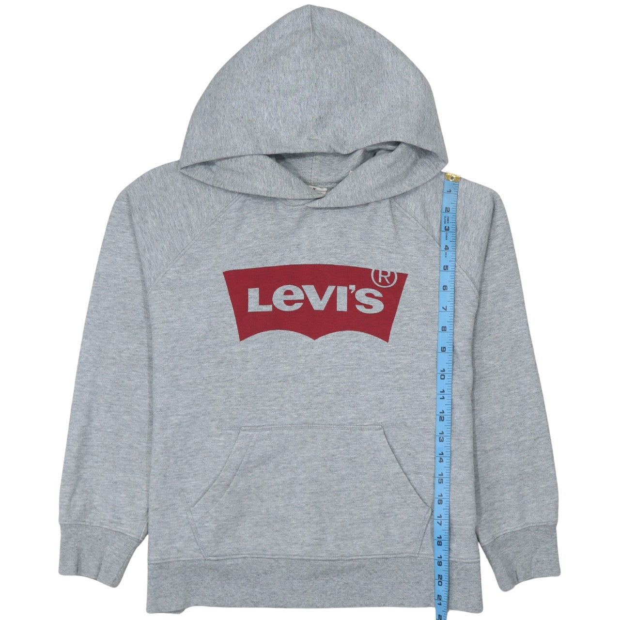 Teens UK Size M Levi's Grey Pullover Hoodie