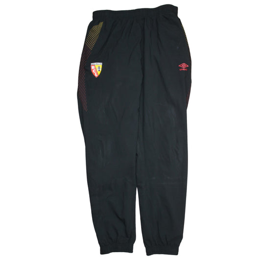Mens UK Size L Umbro Regular Fit Track Pants Black Trousers