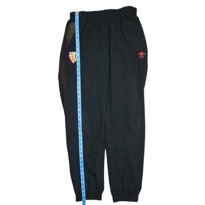 Mens UK Size L Umbro Regular Fit Track Pants Black Trousers