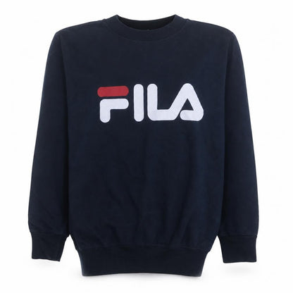 Mens UK Size S FILA Blue Pullover Sweatshirt
