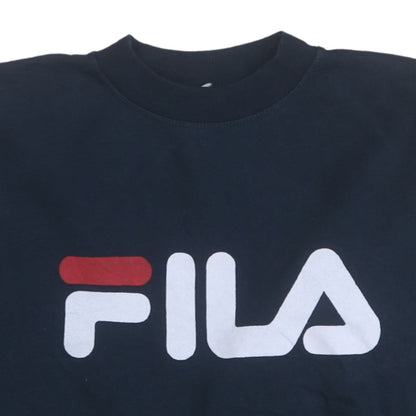 Mens UK Size S FILA Blue Pullover Sweatshirt