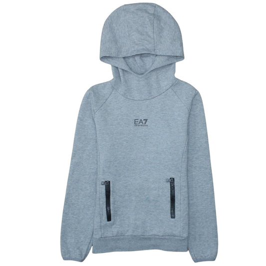 Mens UK Size XS Emporio Armani Grey Pullover Hoodie