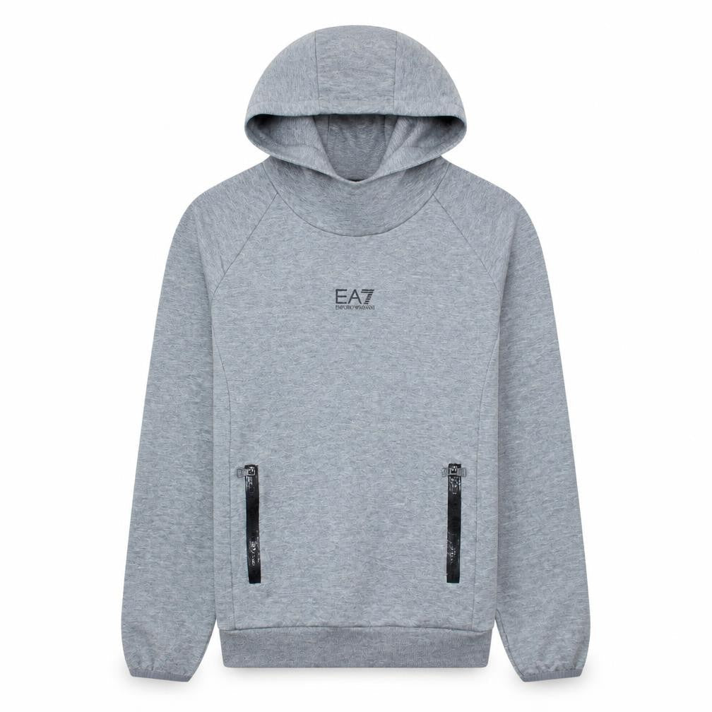 Mens UK Size XS Emporio Armani Grey Pullover Hoodie