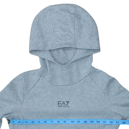 Mens UK Size XS Emporio Armani Grey Pullover Hoodie
