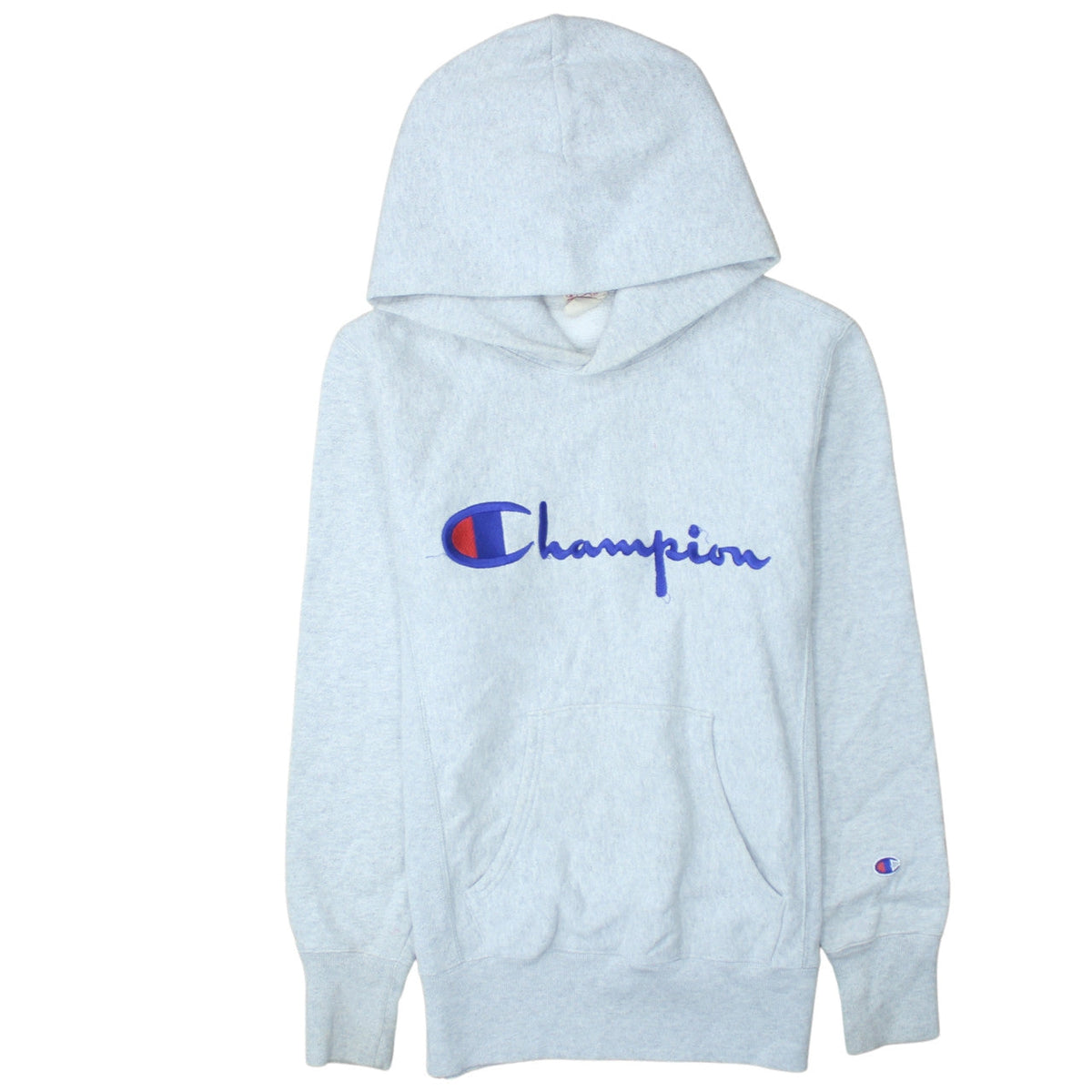 Mens UK Size S Champion Grey Pullover Hoodie