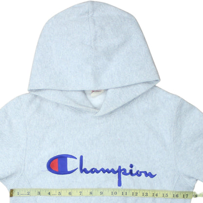 Mens UK Size S Champion Grey Pullover Hoodie