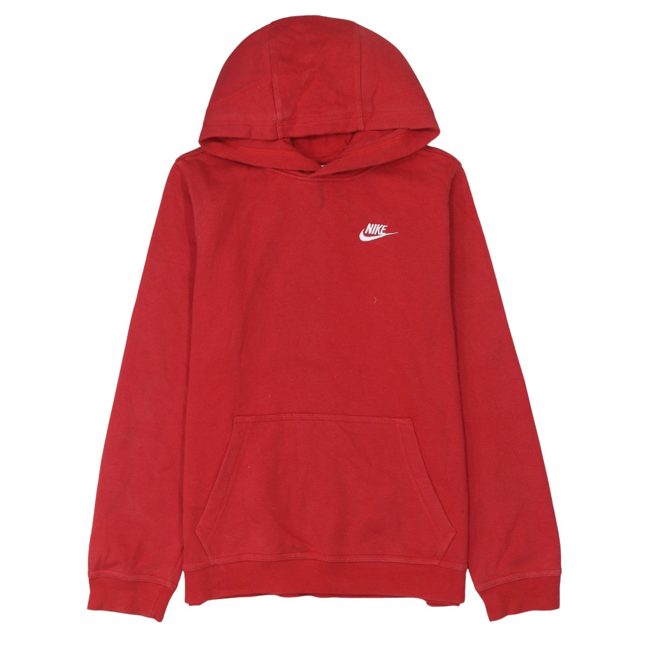 Womens UK Size XL Nike Red Pullover Hoodie
