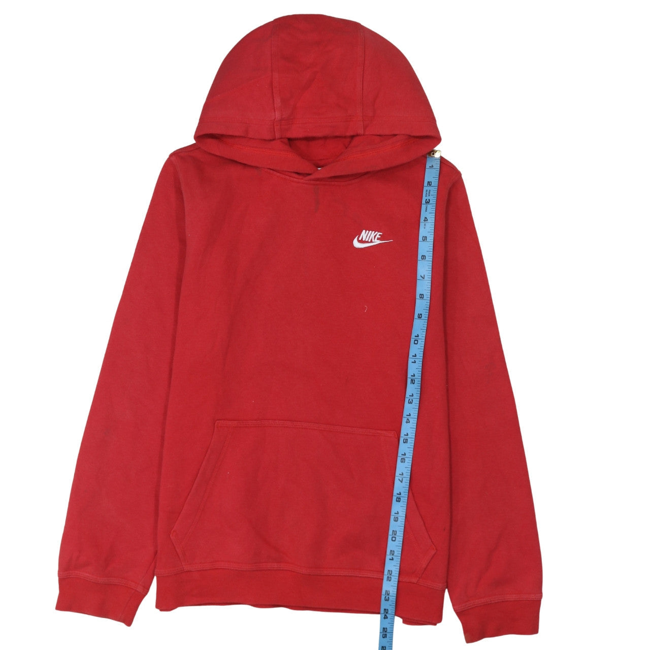 Womens UK Size XL Nike Red Pullover Hoodie