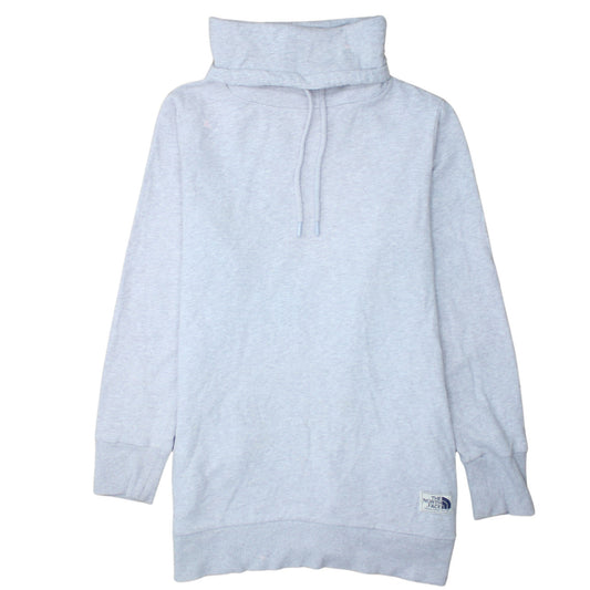 Womens UK Size L The North Face Grey Pullover Hoodie