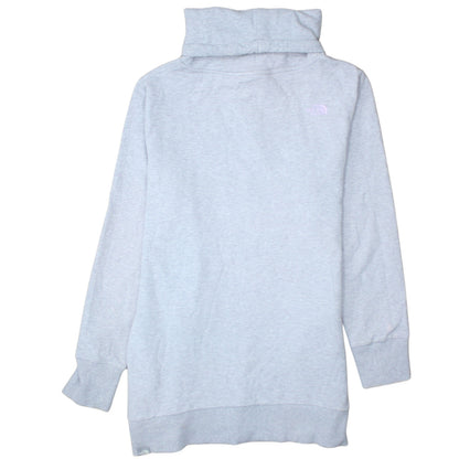 Womens UK Size L The North Face Grey Pullover Hoodie