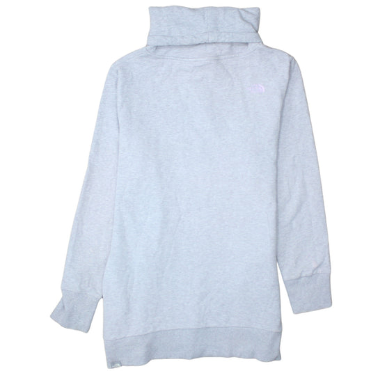 Womens UK Size L The North Face Grey Pullover Hoodie