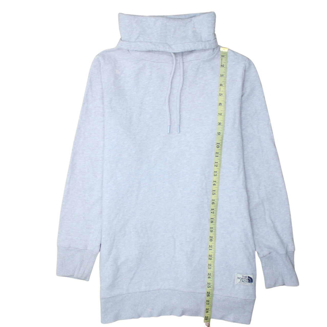 Womens UK Size L The North Face Grey Pullover Hoodie
