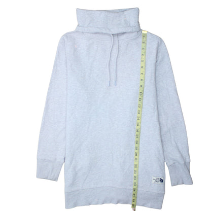 Womens UK Size L The North Face Grey Pullover Hoodie