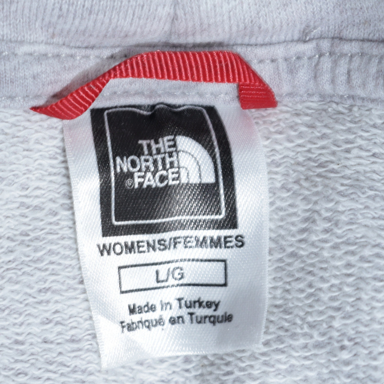 Womens UK Size L The North Face Grey Pullover Hoodie