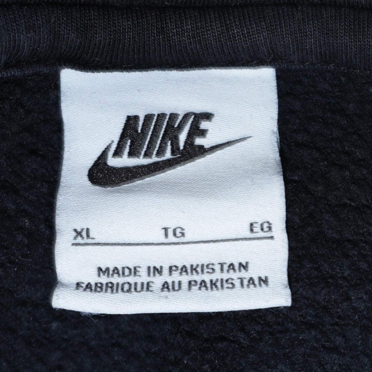 Womens UK Size XL Nike Black Pullover Hoodie