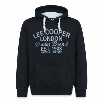 Mens UK Size L Lee Cooper Black Pullover Hoodie