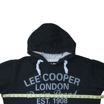 Mens UK Size L Lee Cooper Black Pullover Hoodie