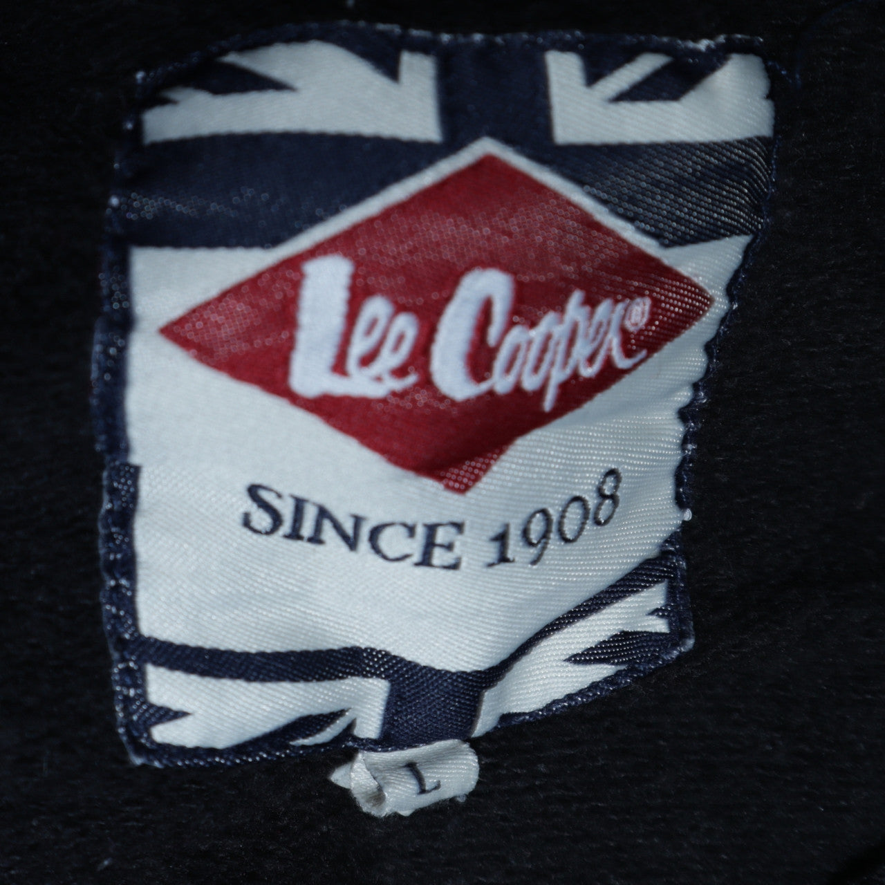 Mens UK Size L Lee Cooper Black Pullover Hoodie