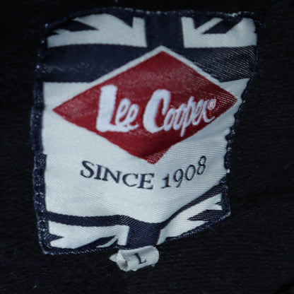 Mens UK Size L Lee Cooper Black Pullover Hoodie