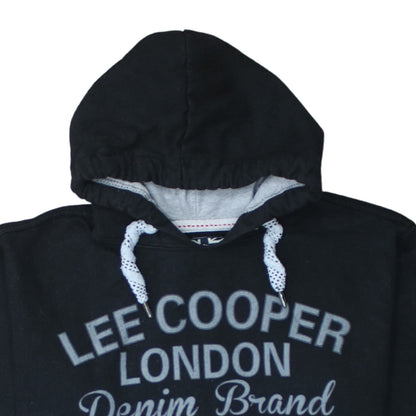 Mens UK Size L Lee Cooper Black Pullover Hoodie