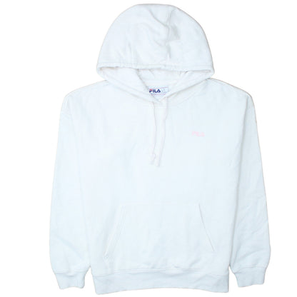 Womens UK Size XL FILA White Pullover Hoodie