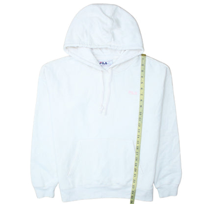 Womens UK Size XL FILA White Pullover Hoodie