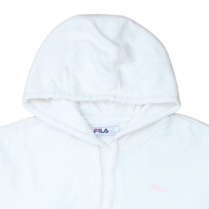 Womens UK Size XL FILA White Pullover Hoodie