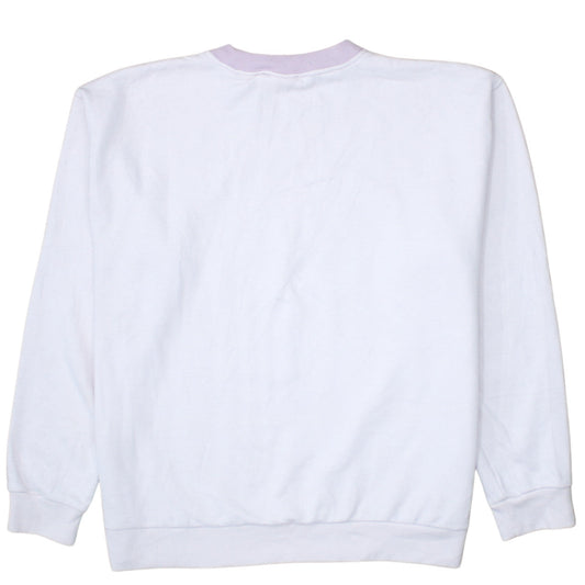 Womens UK Size M Levi's White Pullover Sweatshirt