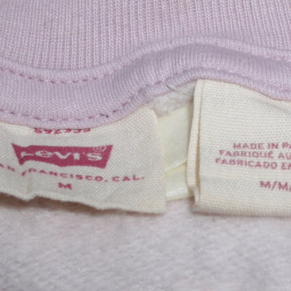 Womens UK Size M Levi's White Pullover Sweatshirt