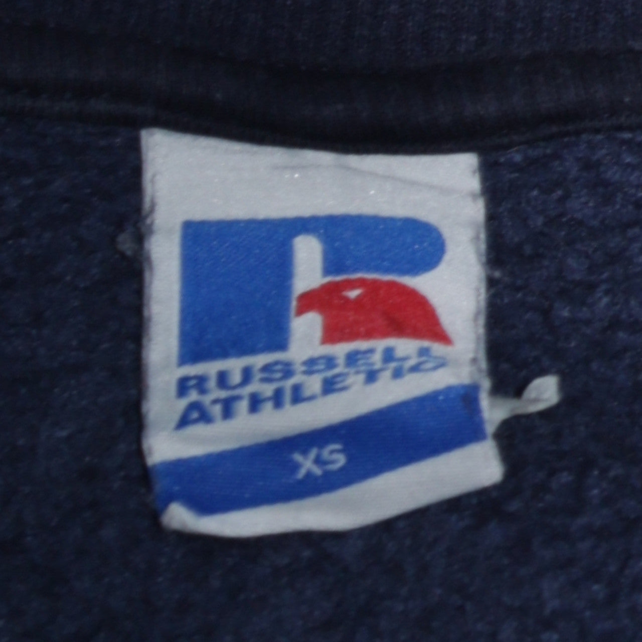 Mens UK Size XS Russell Athletic Blue Pullover Sweatshirt