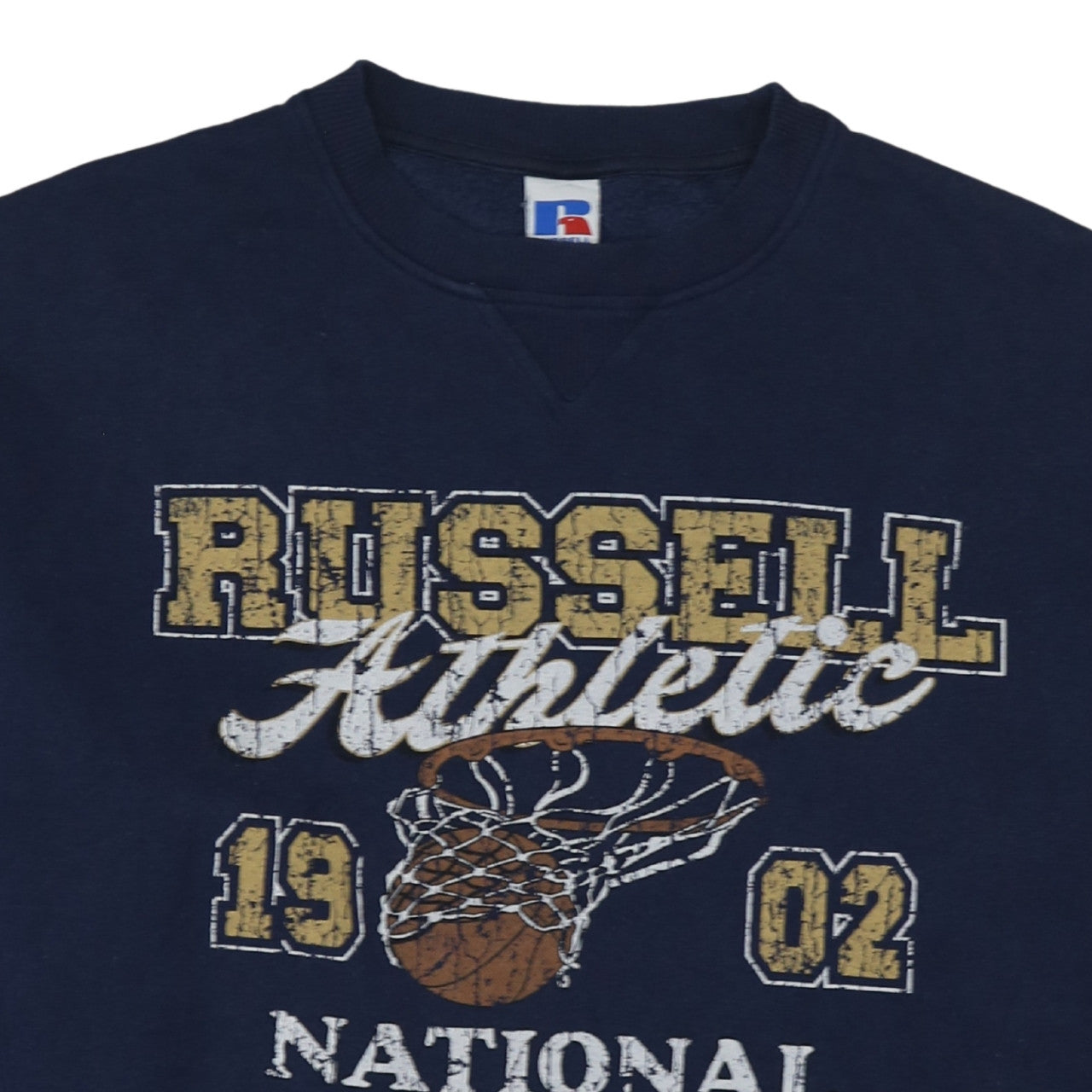 Mens UK Size XS Russell Athletic Blue Pullover Sweatshirt