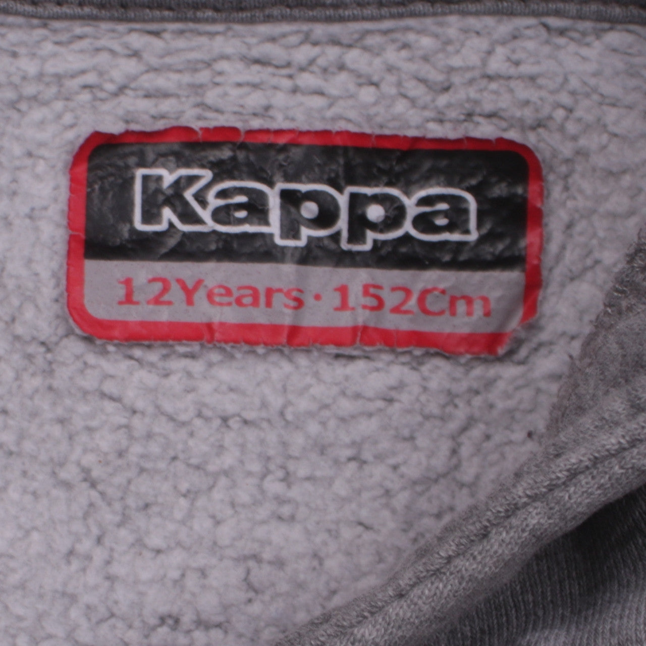 Boys UK Size 12 Years Kappa Grey Pullover Hoodie