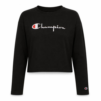 Womens UK Size M Champion Black Pullover Sweatshirt
