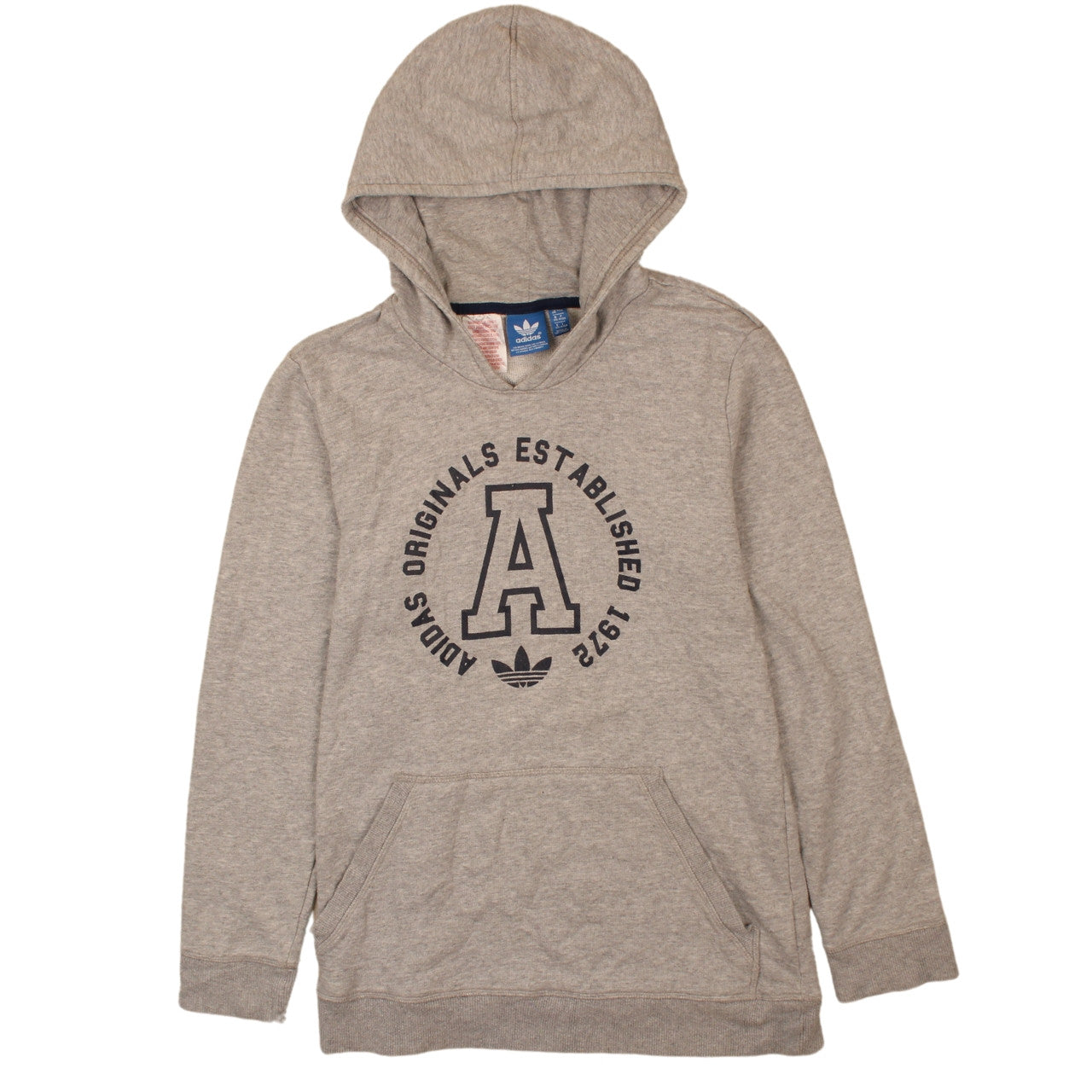 Boys UK Size 14-15 Years adidas Grey Pullover Hoodie