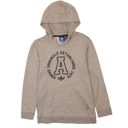Boys UK Size 14-15 Years adidas Grey Pullover Hoodie