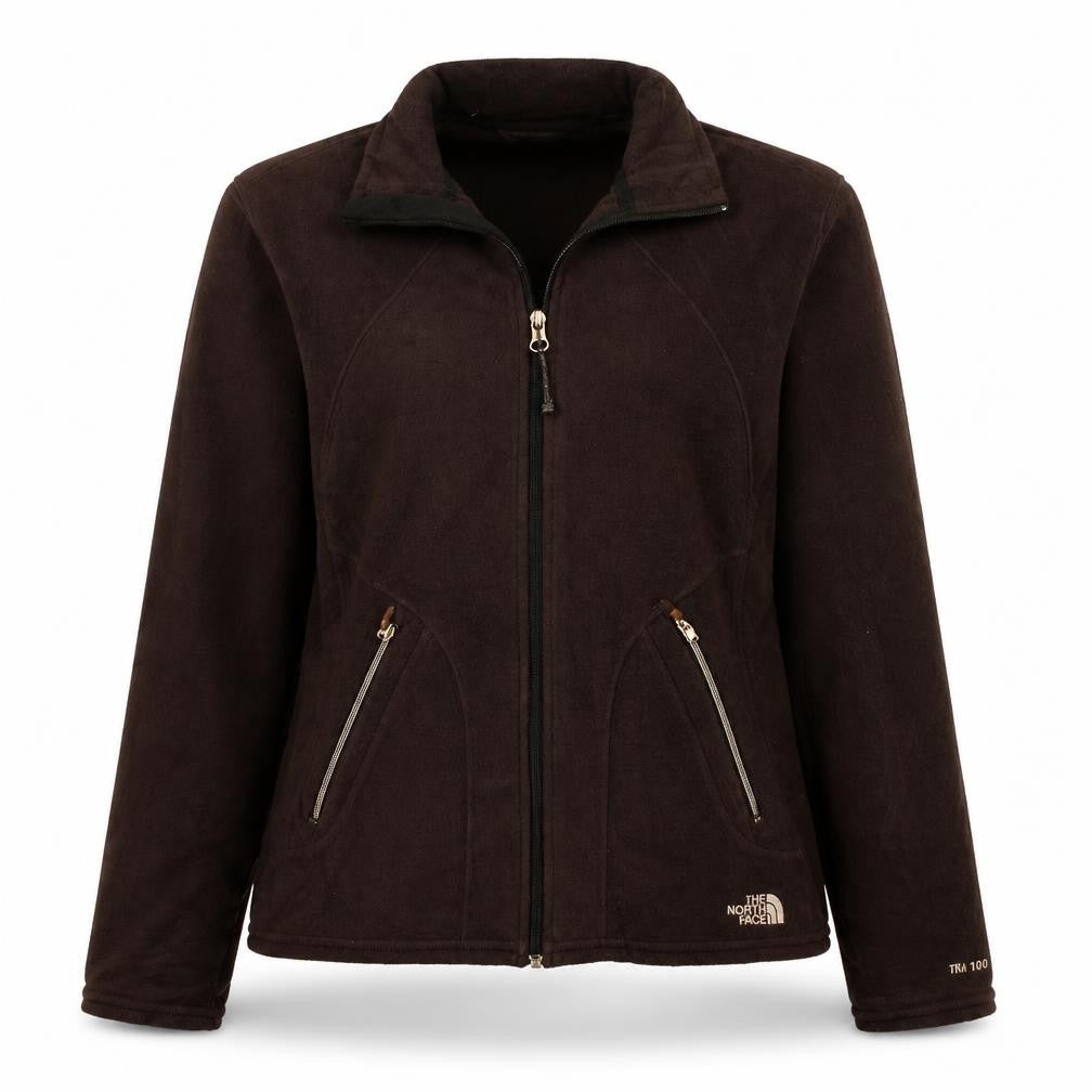 The North Face Women's Brown Full Zip Fleece Jacket Size S
